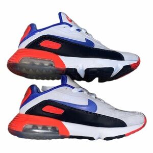 Nike Air Max 2090  White and Blue Sneakers size 5Y